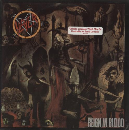 Slayer Reign In Blood US vinyl LP album (LP record) (838717)